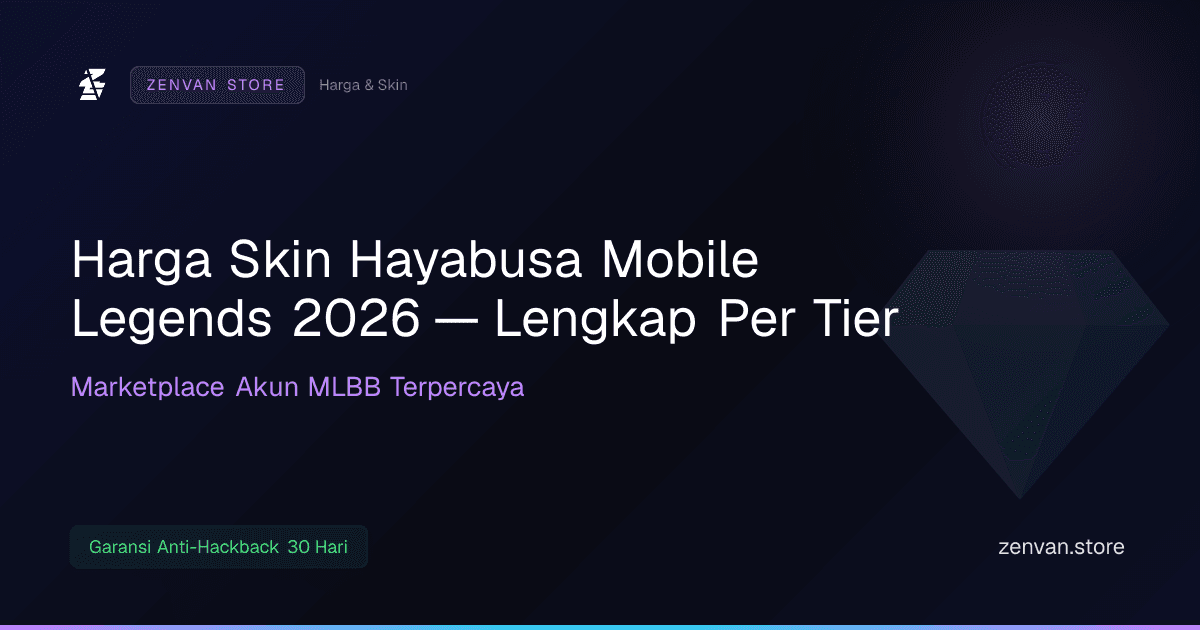 Harga Skin Hayabusa Mobile Legends 2026 — Lengkap Per Tier