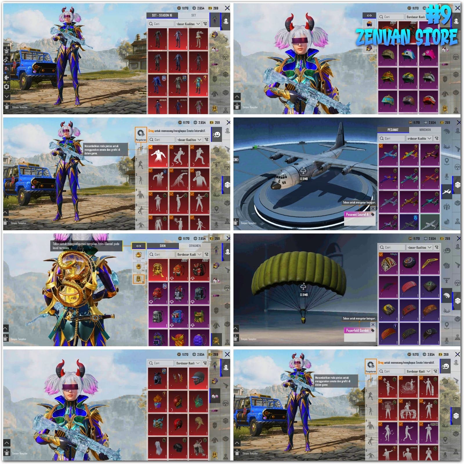 π₯ #9 Akun PUBG Mobile π REGION GLOBAL βοΈ GLACIER M416 Siap Upgrade π 821 Kosmetik π 78 Mythic βοΈ 255 Set Outfit β 100+ Skin Senjata π Level 76 β
First Hand β foto 3